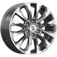 8*20 6*139,7 ET42 75,1 КиК КР007 Diamond Gloss Graphite